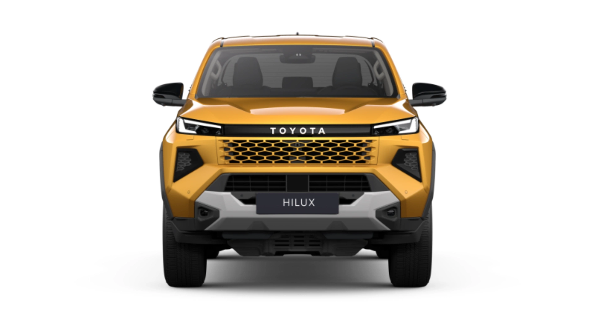 2026 Toyota Hilux Hybrid In yellow front
