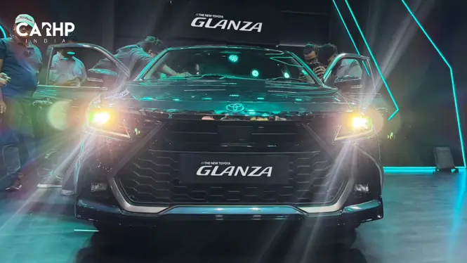 2026 Toyota Glanza Facelift Exterior Front Grille View