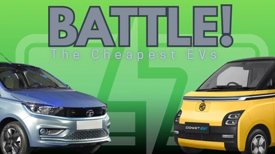 Battle of Budget EVs: Tata Tiago EV vs MG Comet