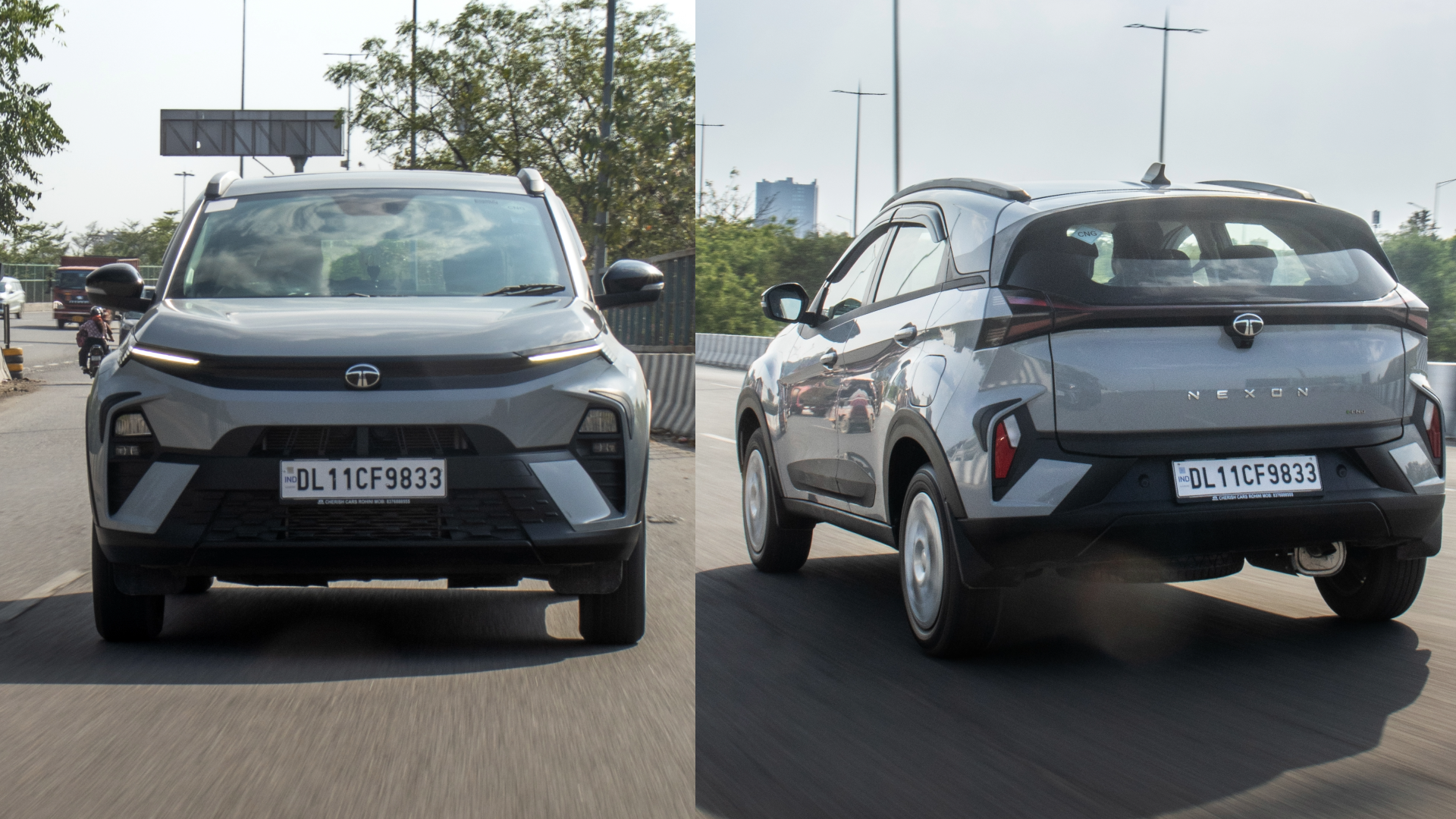 Tata Nexon Front & Rear View