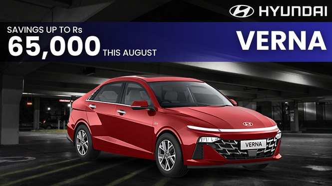hyundai verna discounts in august 2025