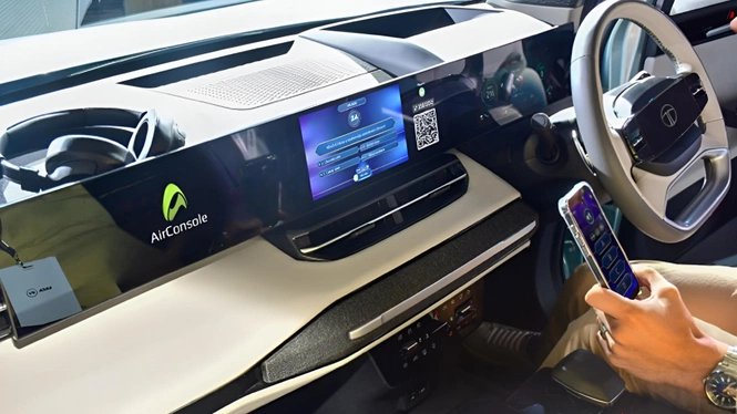 Tata Sierra EV Air Console