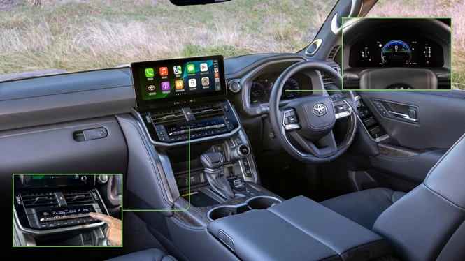 new land crusier interior