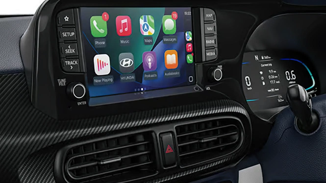 Hyundai Exter Interior Infotainment Display