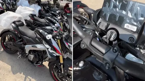 Bajaj Pulsar NS400Z Spotted With New TFT Display Ahead Of Launch Image