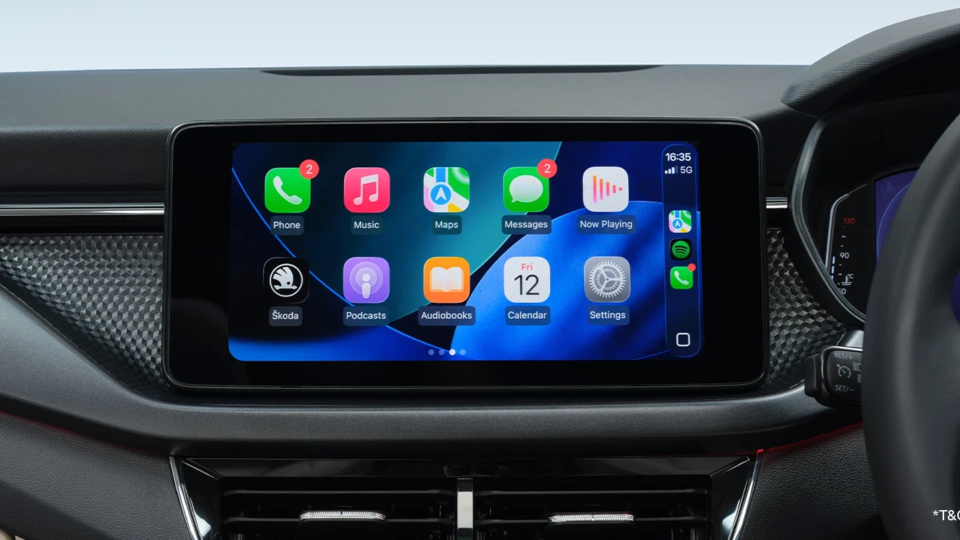 Skoda Kushaq Facelift infotainment system