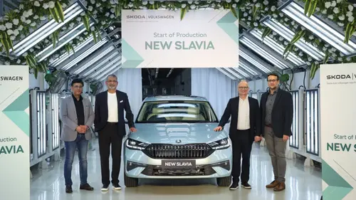 Skoda Slavia Facelift Production Begins Ahead of Festive Season Launch Image