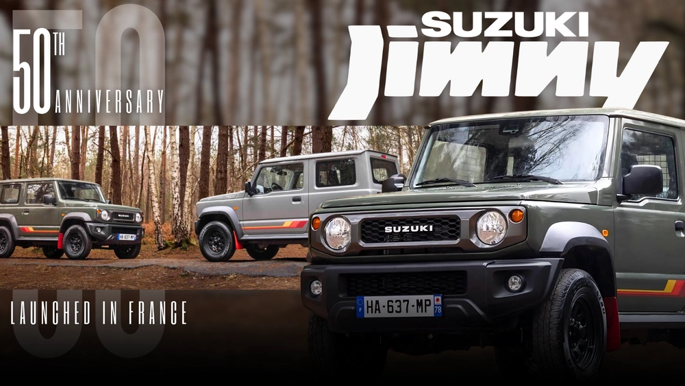 Suzuki Unveils Jimny 55th Anniversary Edition in France