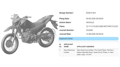 Hero Files Patent for a New Dual-Sport Bike That Looks a Lot Like the Old Impulse Image
