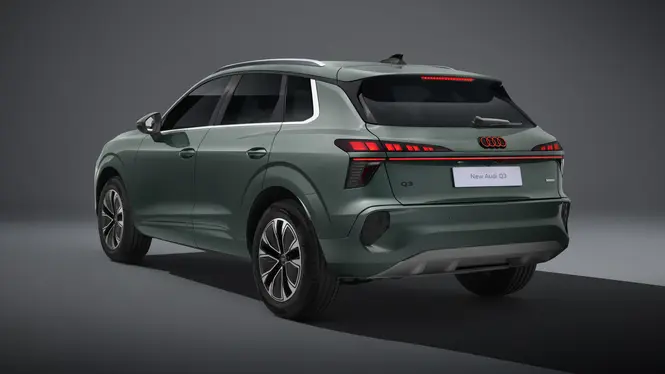 3rd Gen Audi Q3 Rear profile