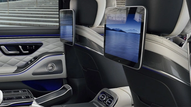 Mercedes-Benz S-Class rear seat entertainment