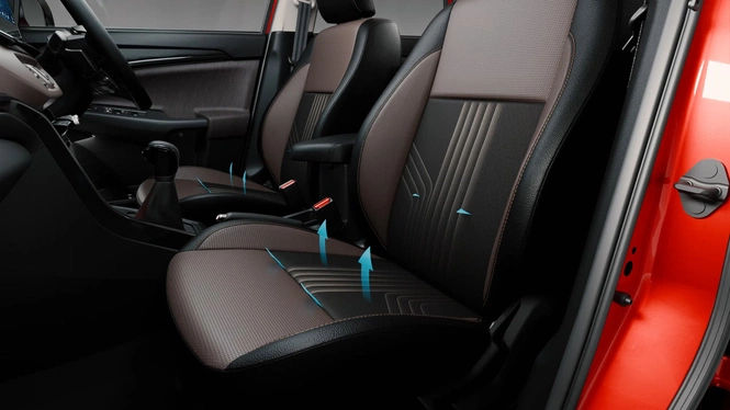 Brezza facelift's ventilated front seats