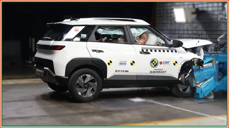 Hyundai Venue Scores 5-Star Safety Rating in Bharat NCAP - WATCH