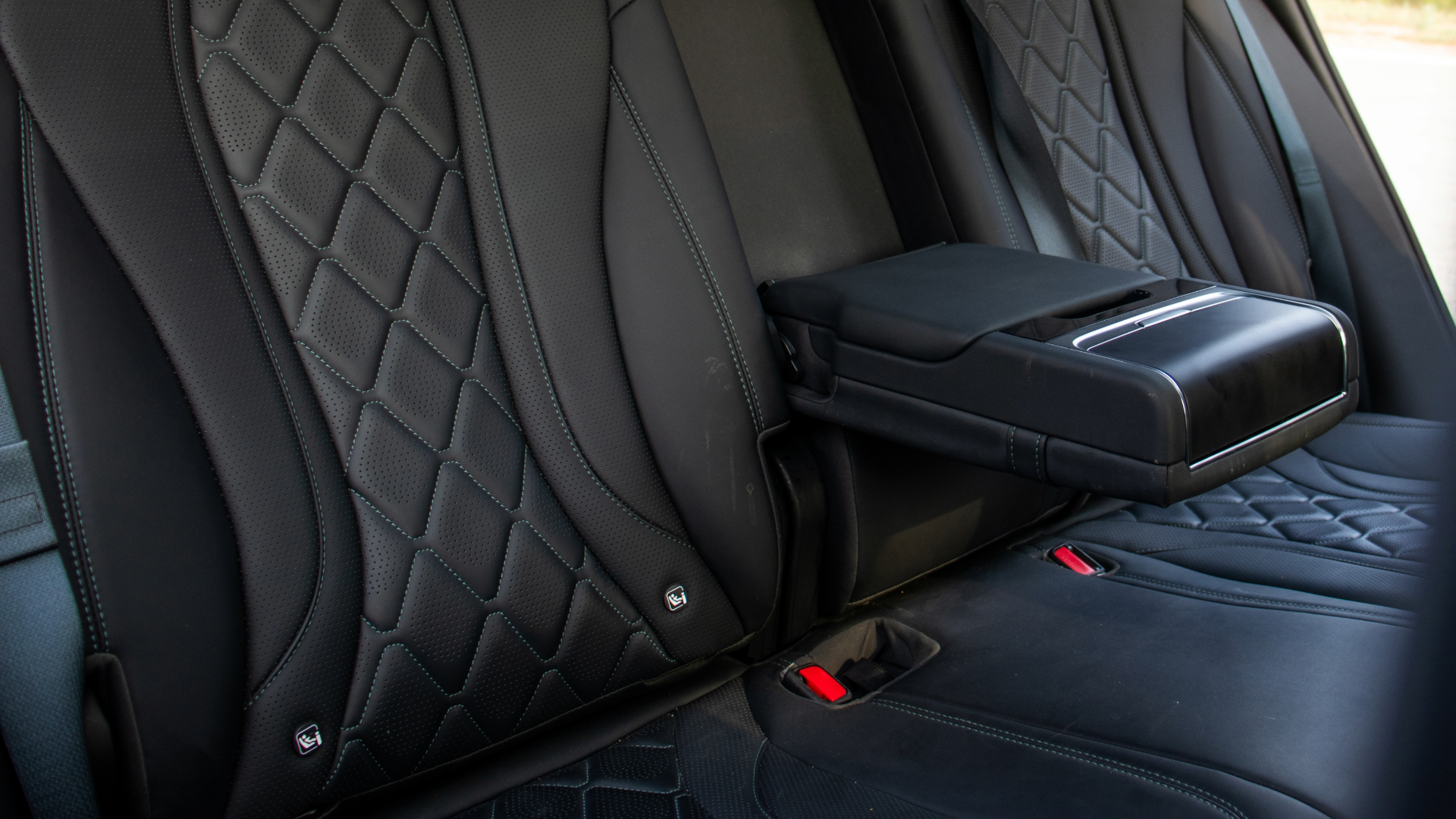 BYD Sealion 7's ISOFIX child seat mounting point in the rear row