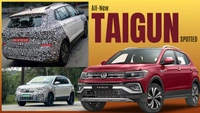 Volkswagen Taigun Facelift Spotted Testing