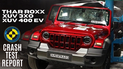 Mahindra Thar ROXX, XUV 3XO, and the XUV 400 EV Scores 5-Star Safety In Bharat NCAP!