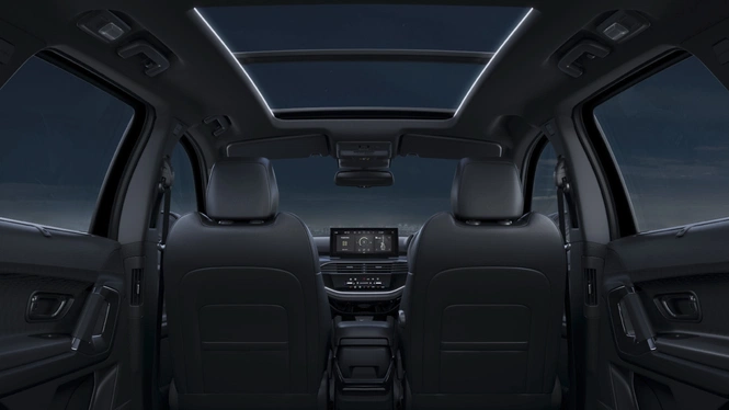 Tata Harrier Stealth Edition interior