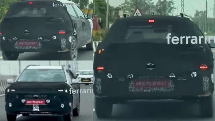 Hyundai Mystery Crossover Spied Again With HR Number plates