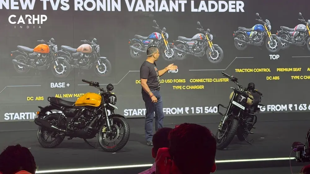 TVS Ronin Refreshed With Traction Control and Type-C Charger, Prices Start at Rs 1,42,490