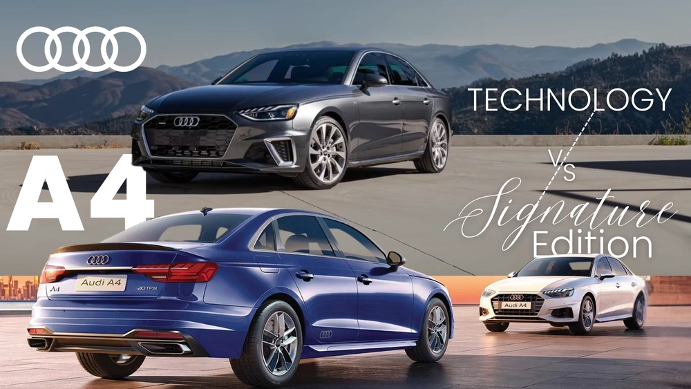 Audi A4 Signature Edition VS Audi A4 Technology