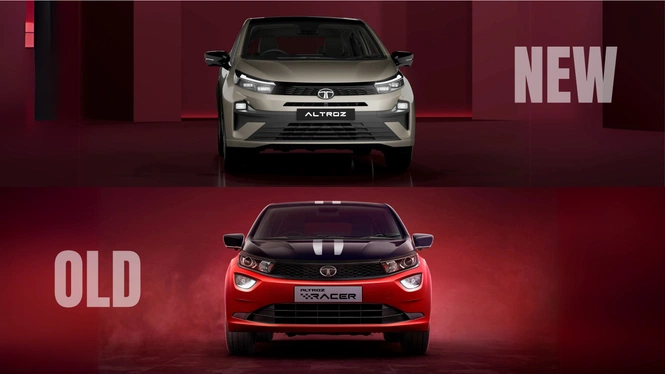 old vs new altroz front