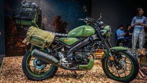 Yamaha XSR155 Olive-Green Solo-Camper Custom By BEAMS Unveiled in Japan Image