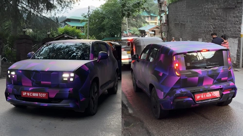 Honda 0 Alpha EV Spied Testing Image