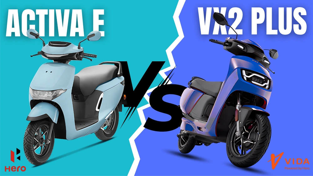 Hero Vida VX2 Plus VS Honda Active E