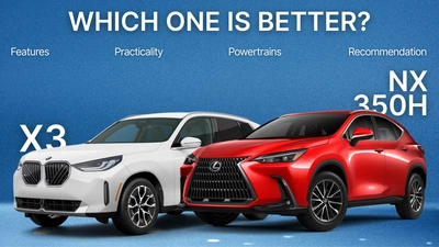 2025 Lexus NX 350h vs 2025 BMW X3