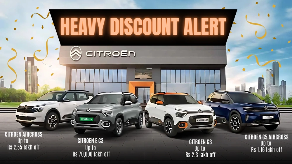 Citroen Offers Massive Discounts of up to Rs 2.8 Lakh in June