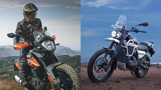 ktm 250 adv vs 2025 yezdi adv