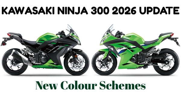 Kawasaki Launches 2026 Updated Ninja 300 at ₹3.17 Lakh