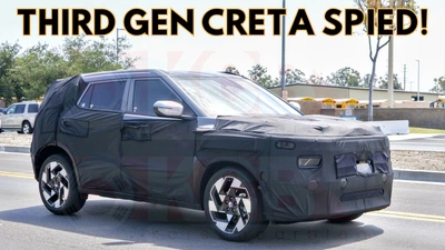 Next Generation Hyundai Creta Spied Testing With Pleos Connect Infotainment