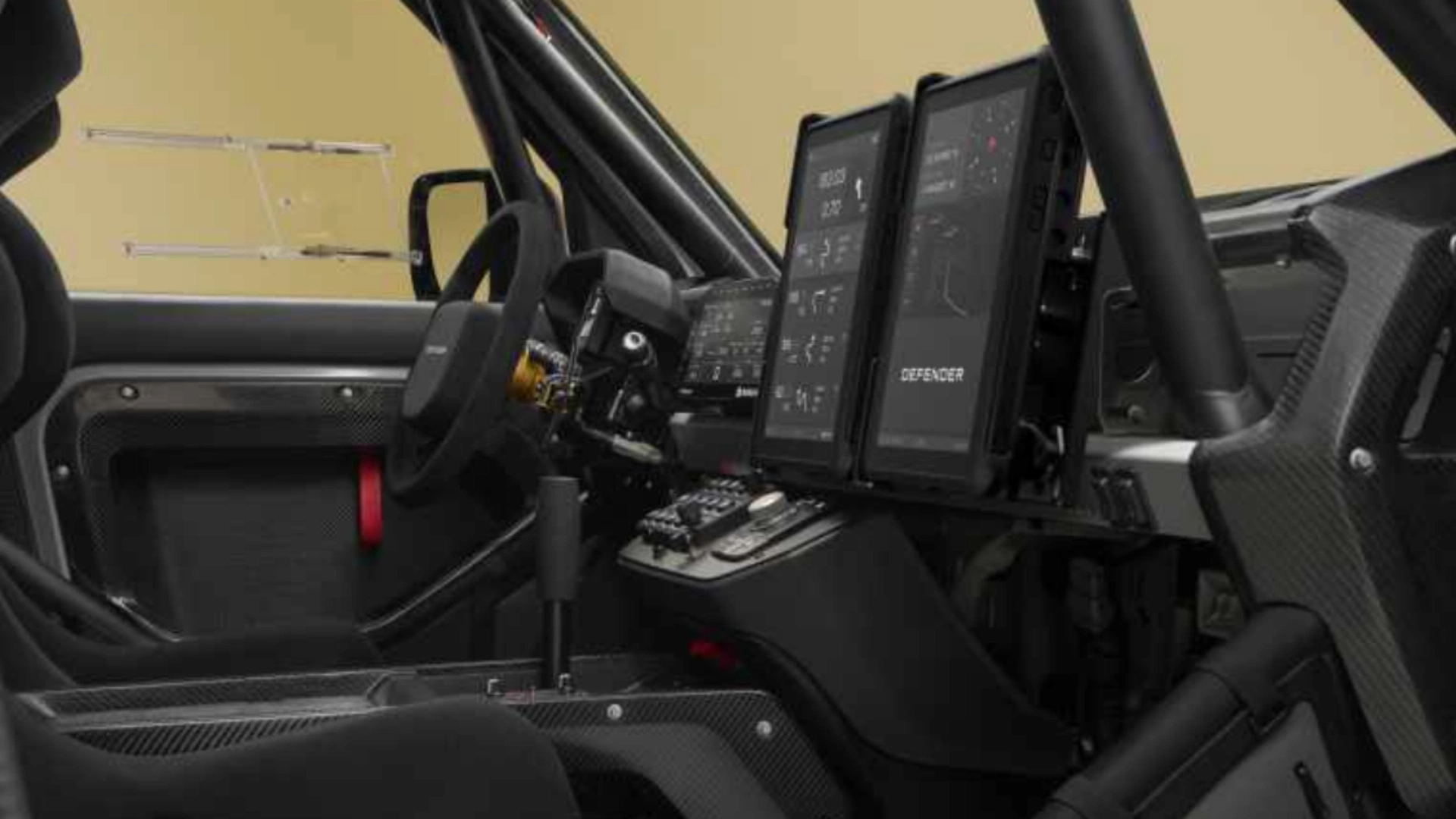 Land Rover Defender d7xr interior