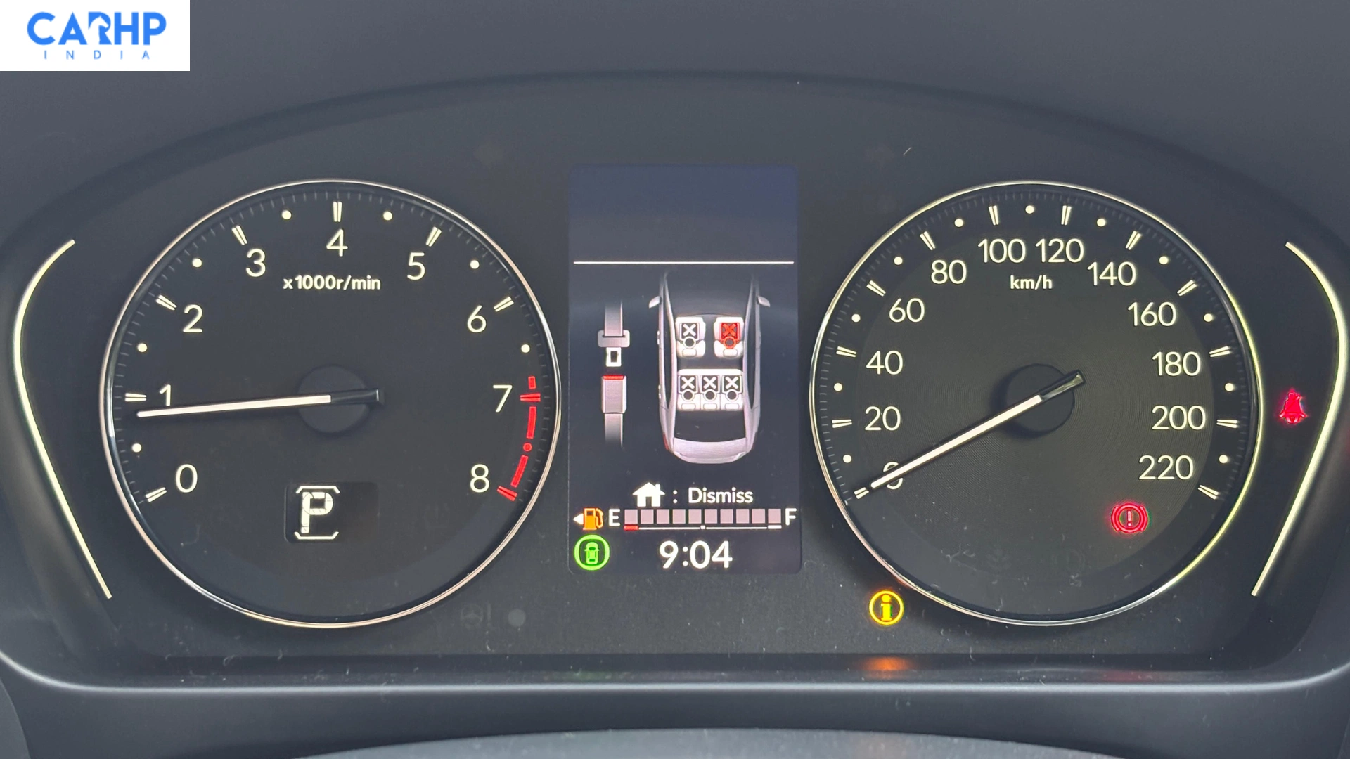 Honda city facelift V CVT gauge cluster