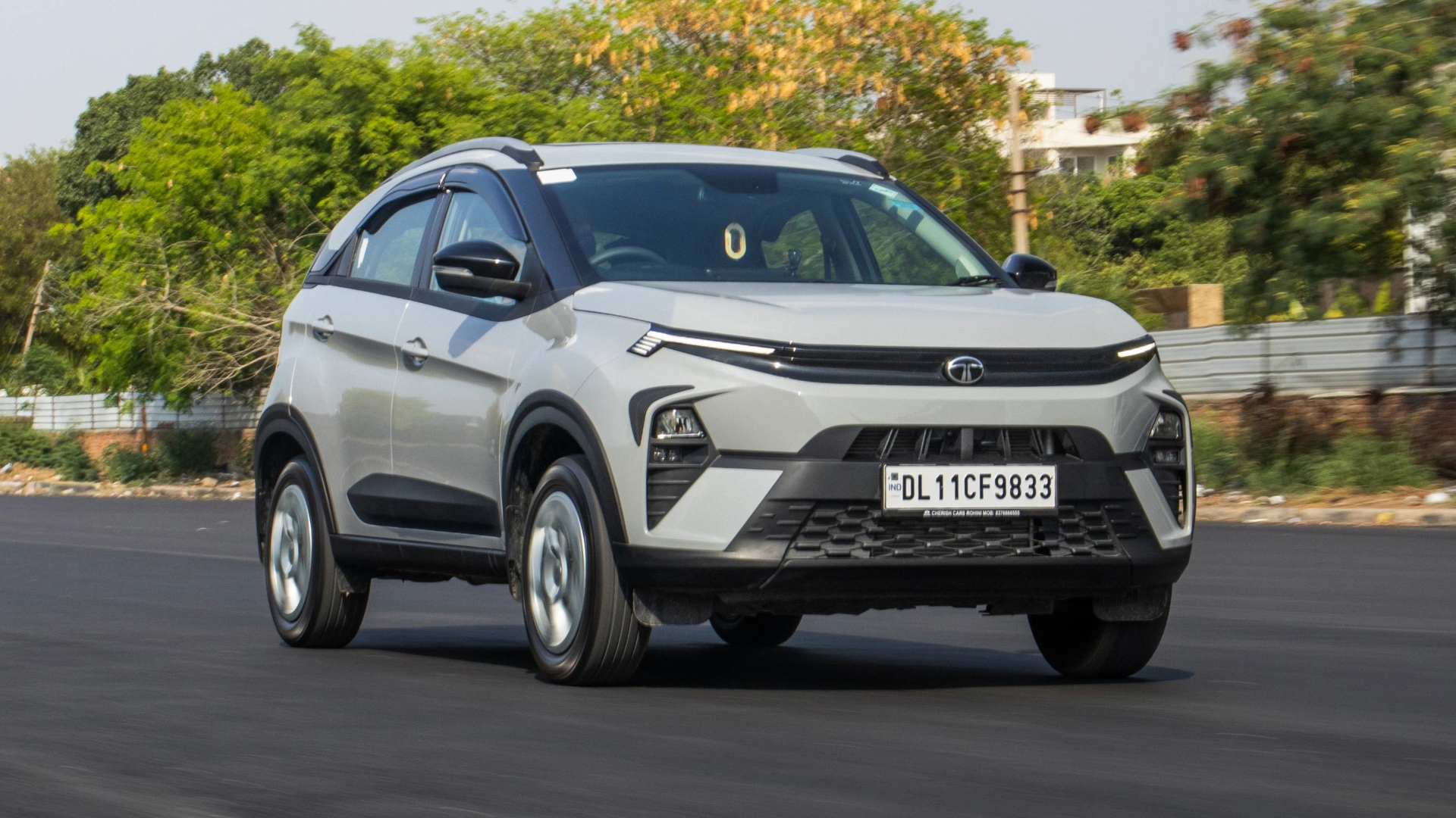 Tata Nexon in grey