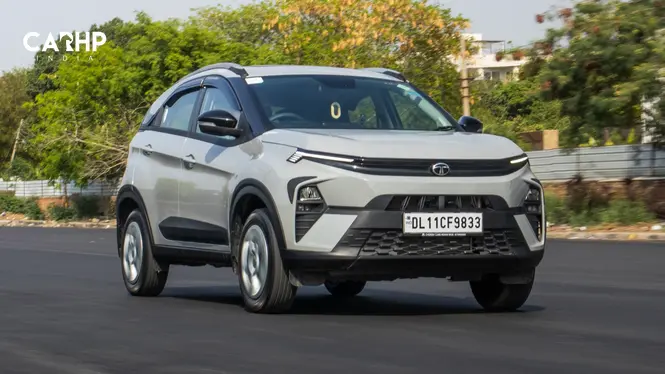 Tata Nexon in grey