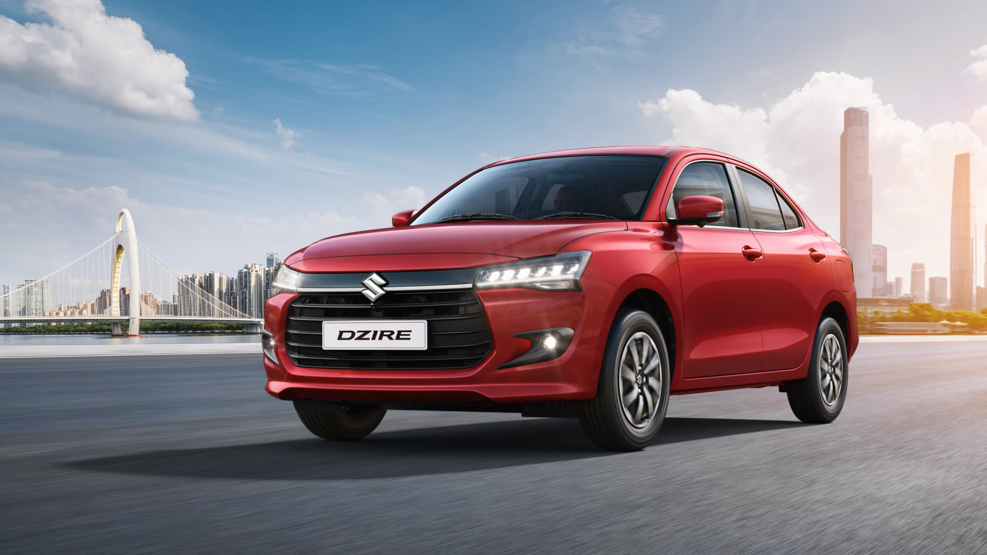 dzire in red