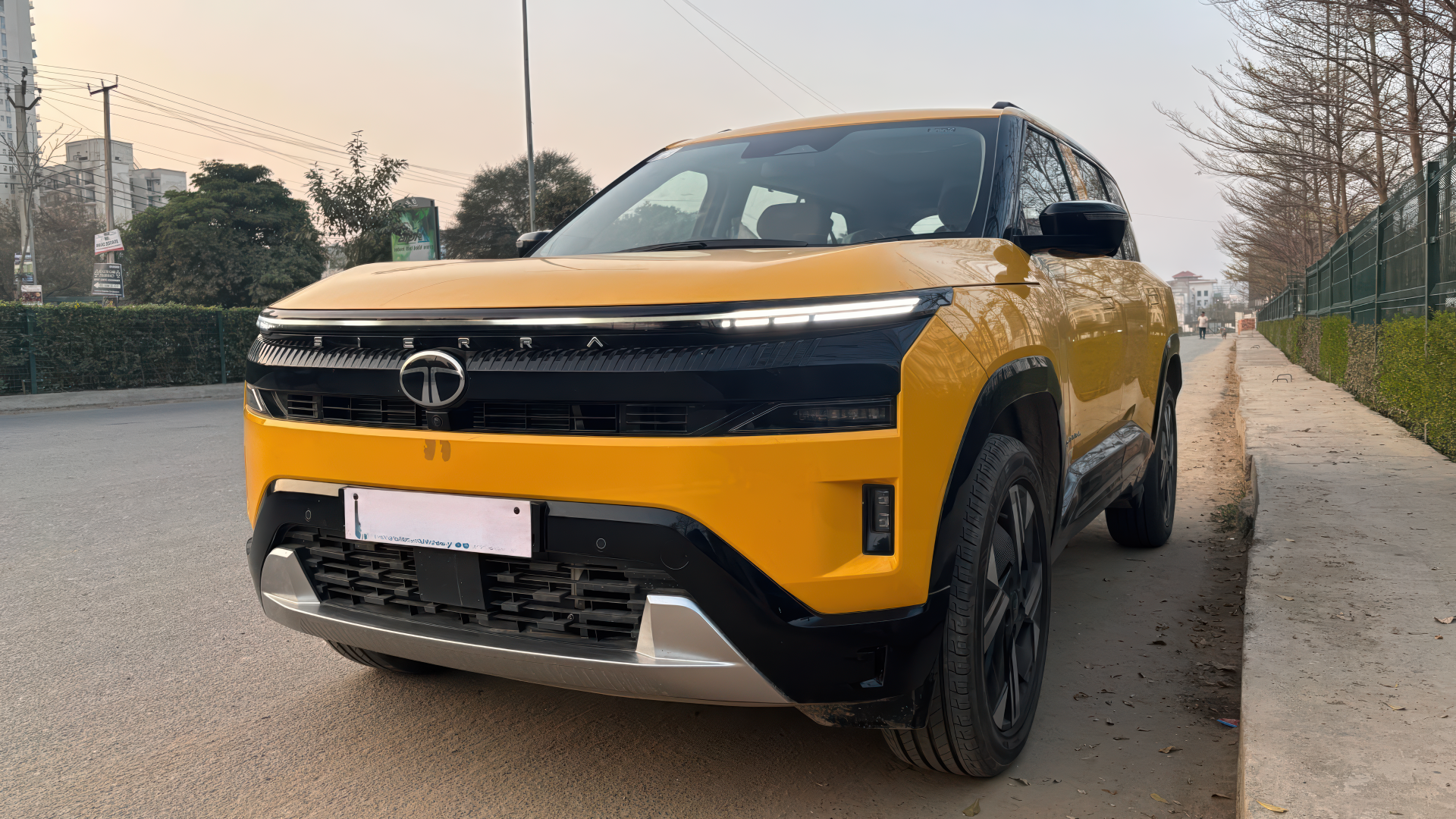 Tata Sierra in Yellow Colour