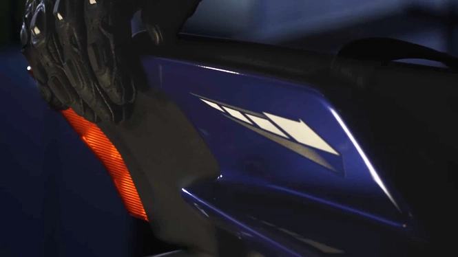 Yamaha R2 India-spec taillight side view