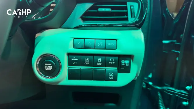 2026 Toyota Glanza Facelift Interior Driver Side ADAS and other control buttons