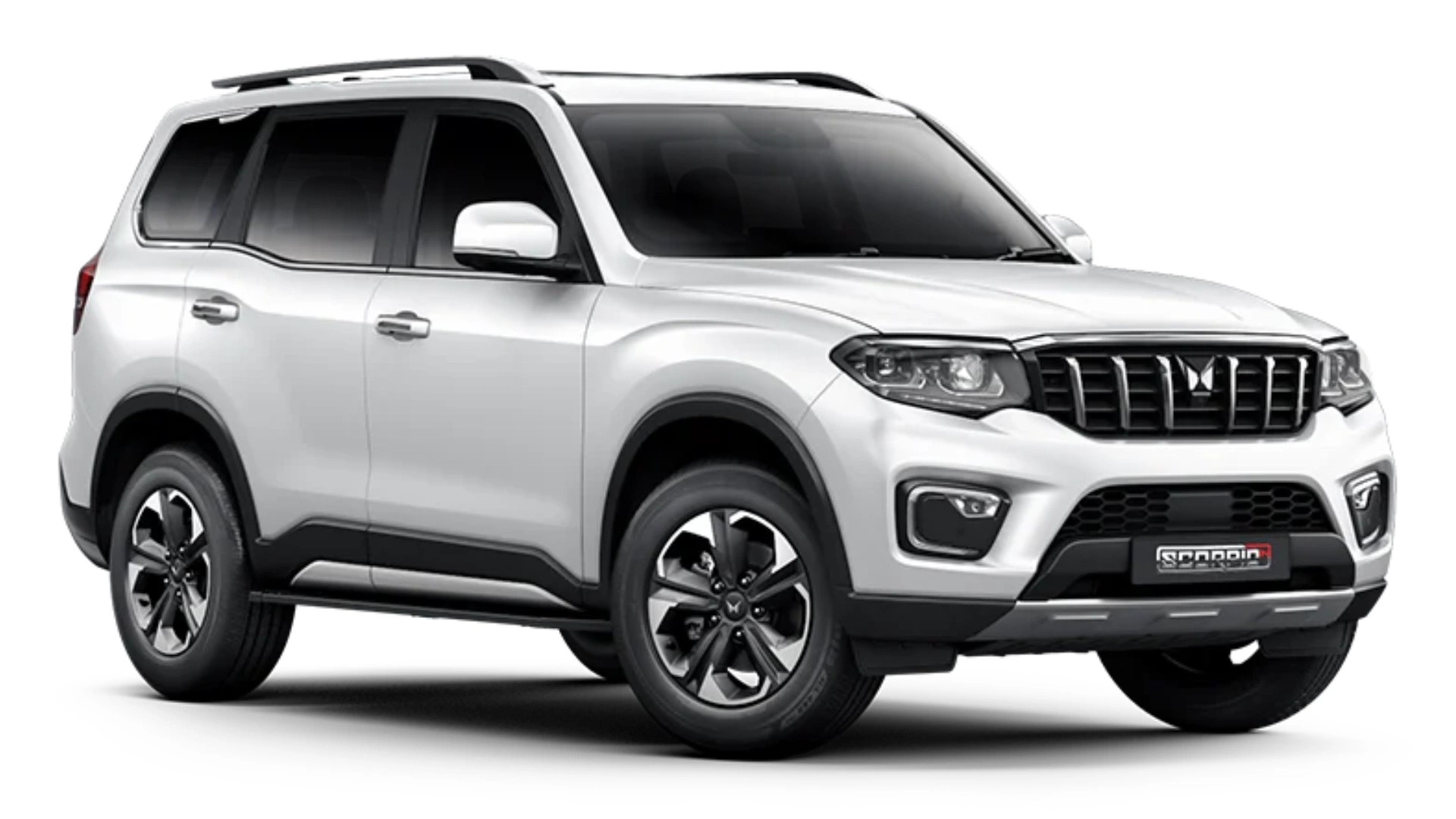 2026 Mahindra Scorpio N in Everest White colour scheme