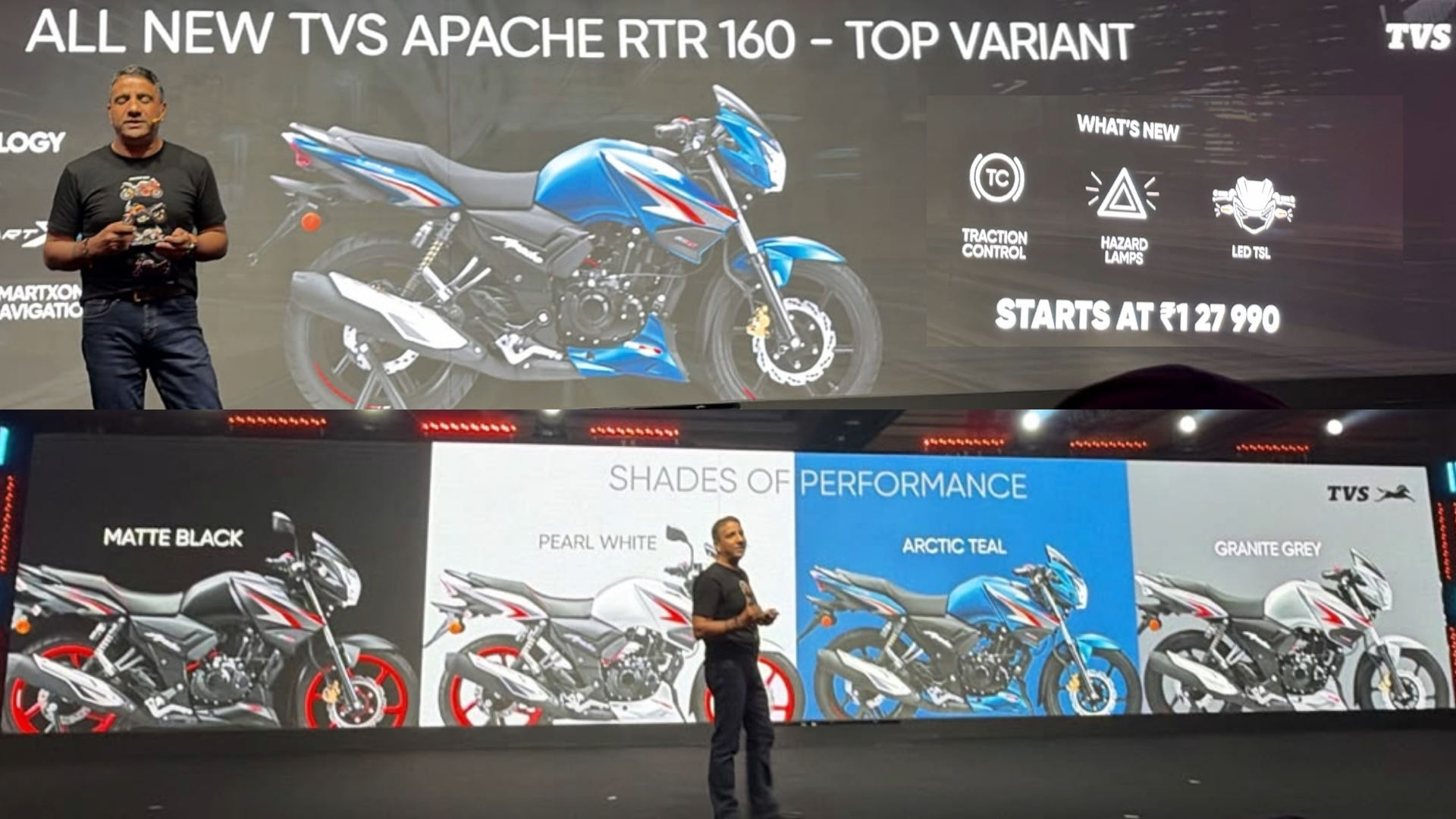 Updated TVS Apache RTR 160 and RTR 160 4V Launched at Rs 1.27 Lakh and ...