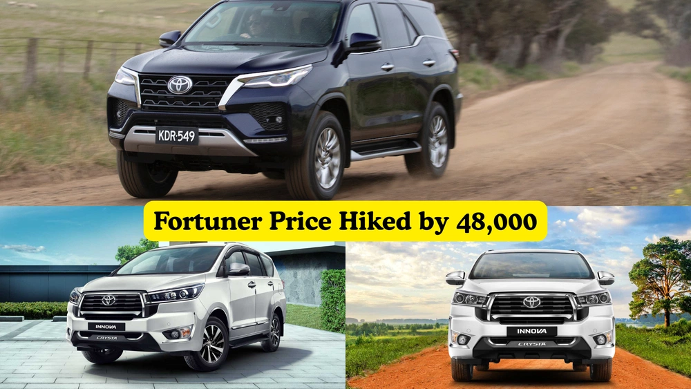 Toyota Fortuner Is Now Rs 48,000 More Expensive