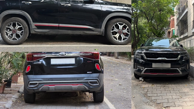 2020 Kia Seltos GTX+ Exterior Black Plastic Fade