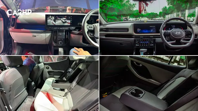 Hyundai Bayon and Creta Interior Front and Rear Cabin Side-by-side Views