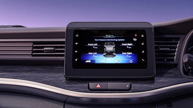 Maruti Suzuki NEXA XL6 Safety  Tyre Pressure Monitoring System (TPMS) View