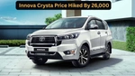 The Innova Crysta Is Now Costlier By ₹26,000