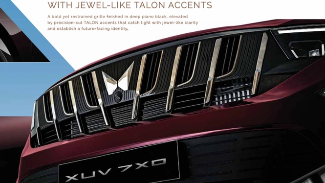 mahindra 7xo front grille