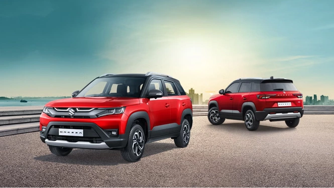 Maruti Suzuki Brezza Red